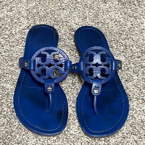 Tory Burch Blue Miller Sandal Size 7.5M